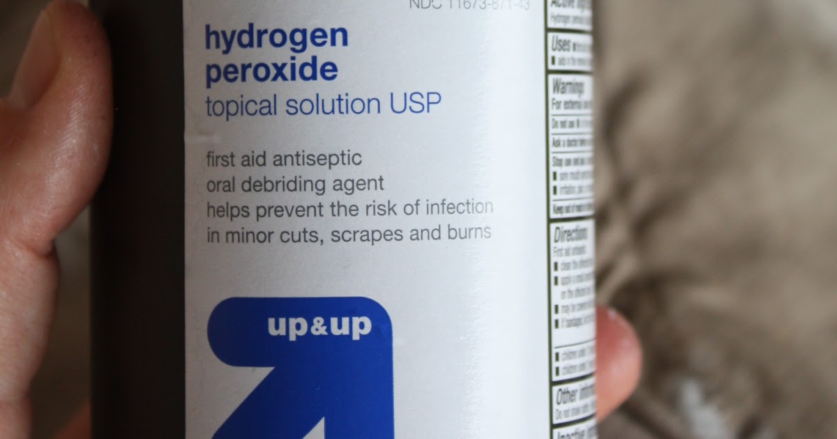 Hydrogen Peroxide For Removing Stains