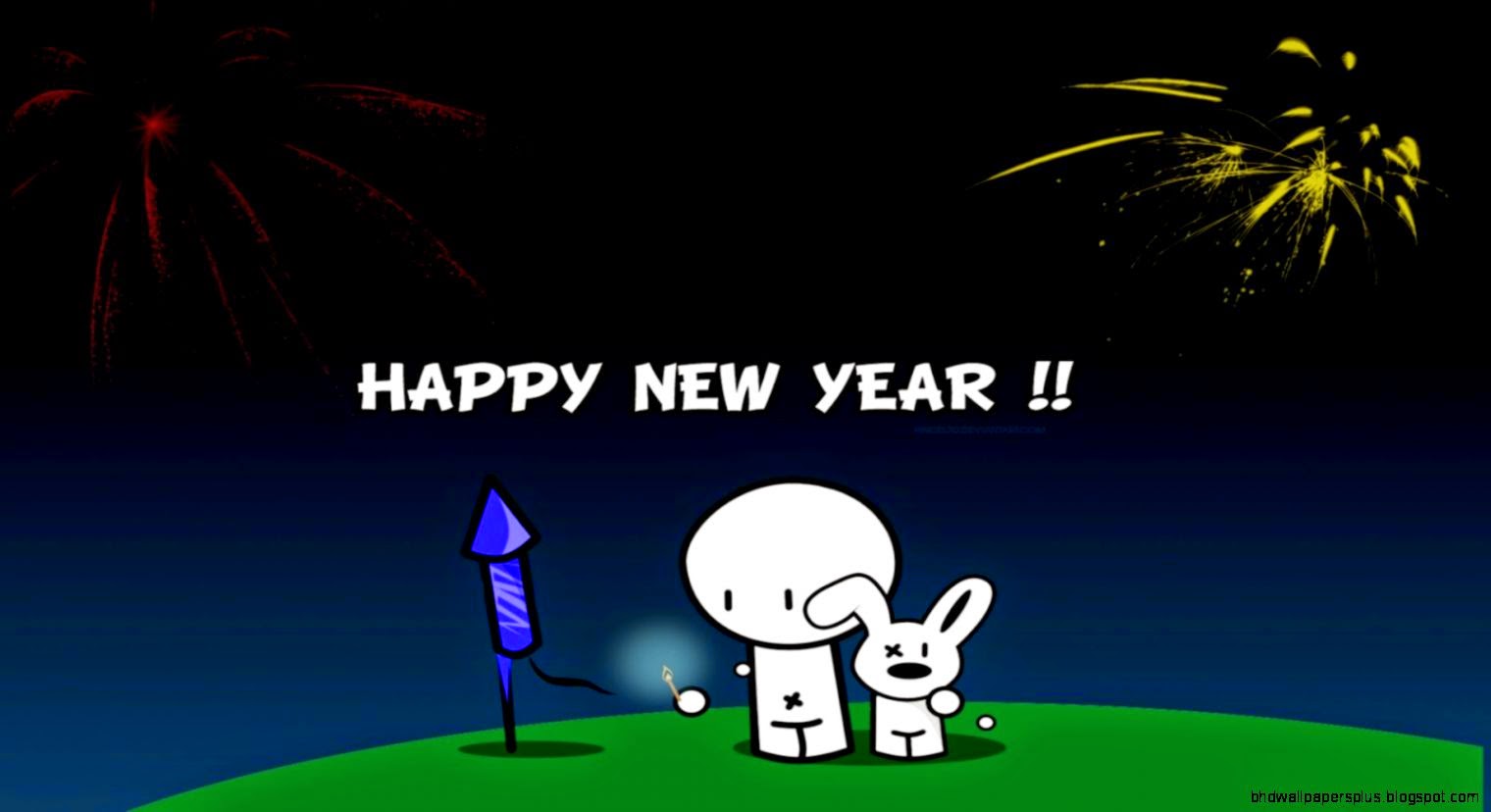 Happy New Year 2015 Funny Cartoon Images Wallpaper  Happy