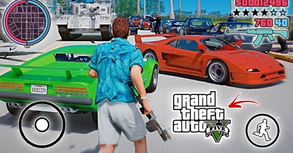 INSTALAR GTA 5 no Celular ANDROID  Apk+Data 2020 • MOD GTA SA