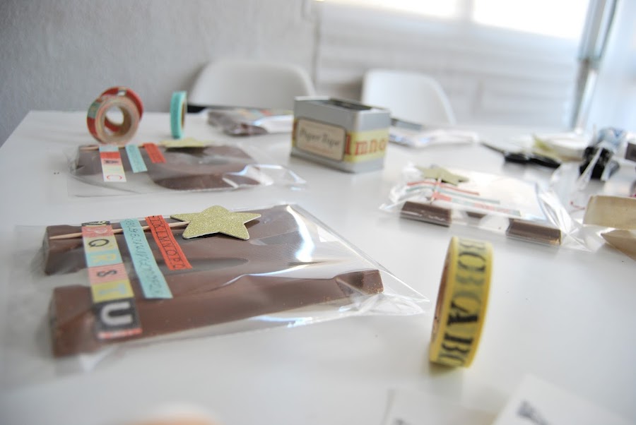 Letra de chocolate para regalar