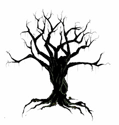 creepy tree silhouette