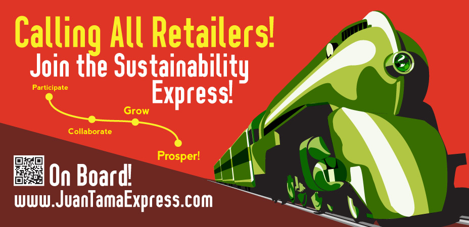 Sustainability Express postcard