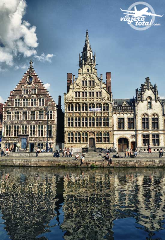 Gante - Ghent - Gent - Bélgica - Belgium - Río Lys