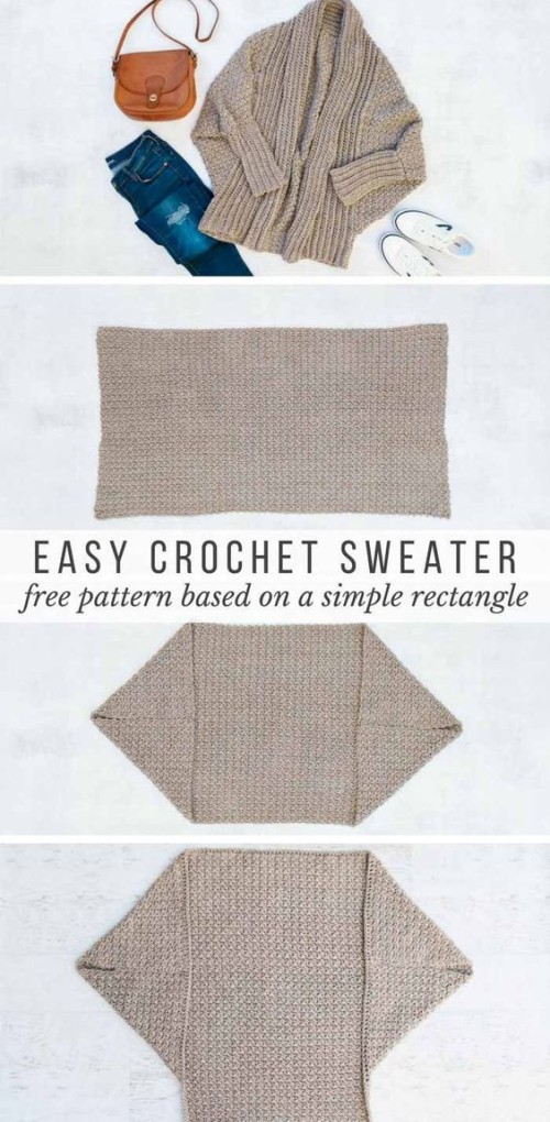 The Habitat Cardigan - Free Beginner Crochet Sweater Pattern