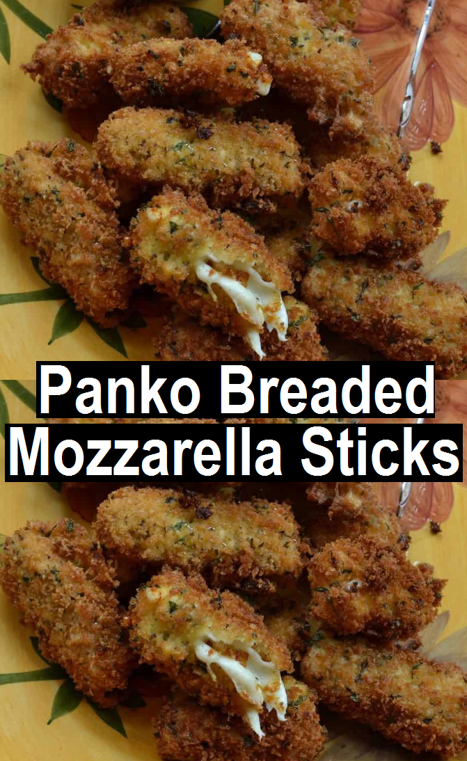 Panko Breaded Mozzarella Sticks