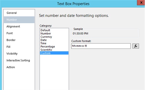 how set time format in ssrs report asp codder ssrs percentage format