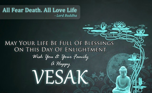 Vesak Greeting cards ~ Lanka Wishes