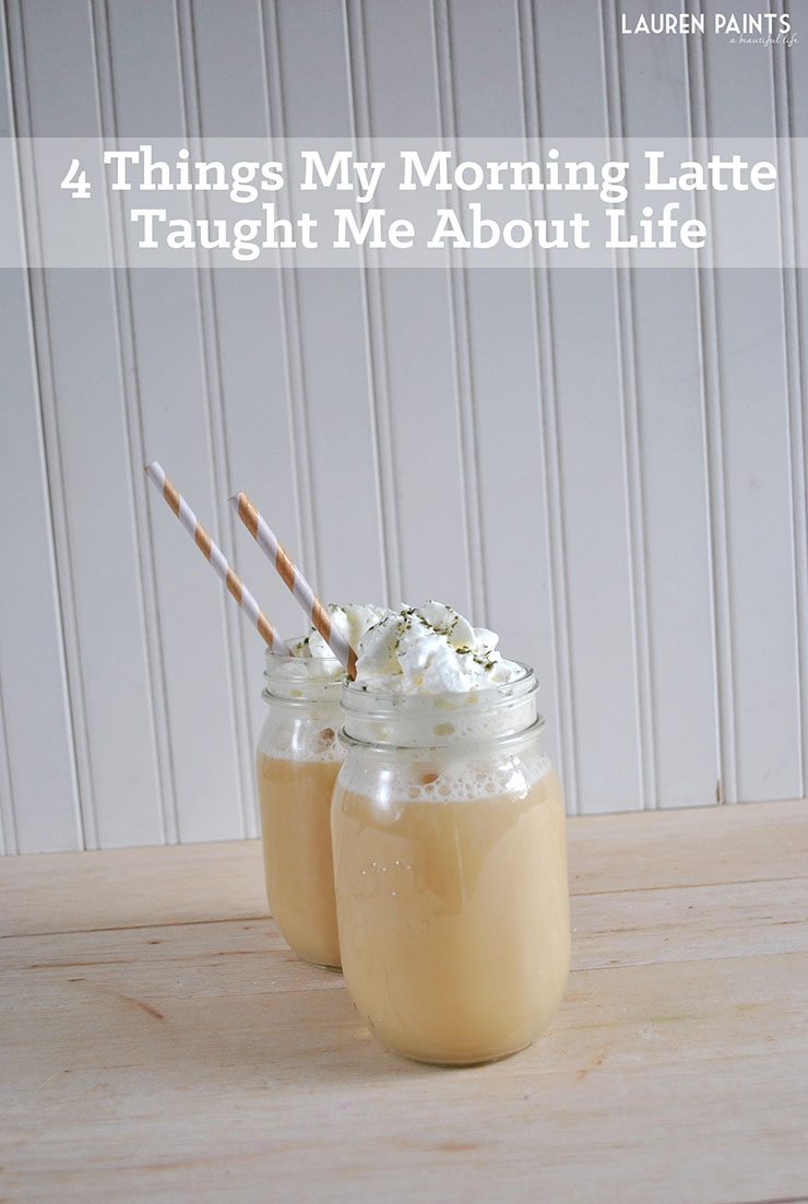 4 Things My Morning Latte Taught Me About Life + A Creamy Coconut Dream Green Tea Latte Recipe with Bigelow Tea 