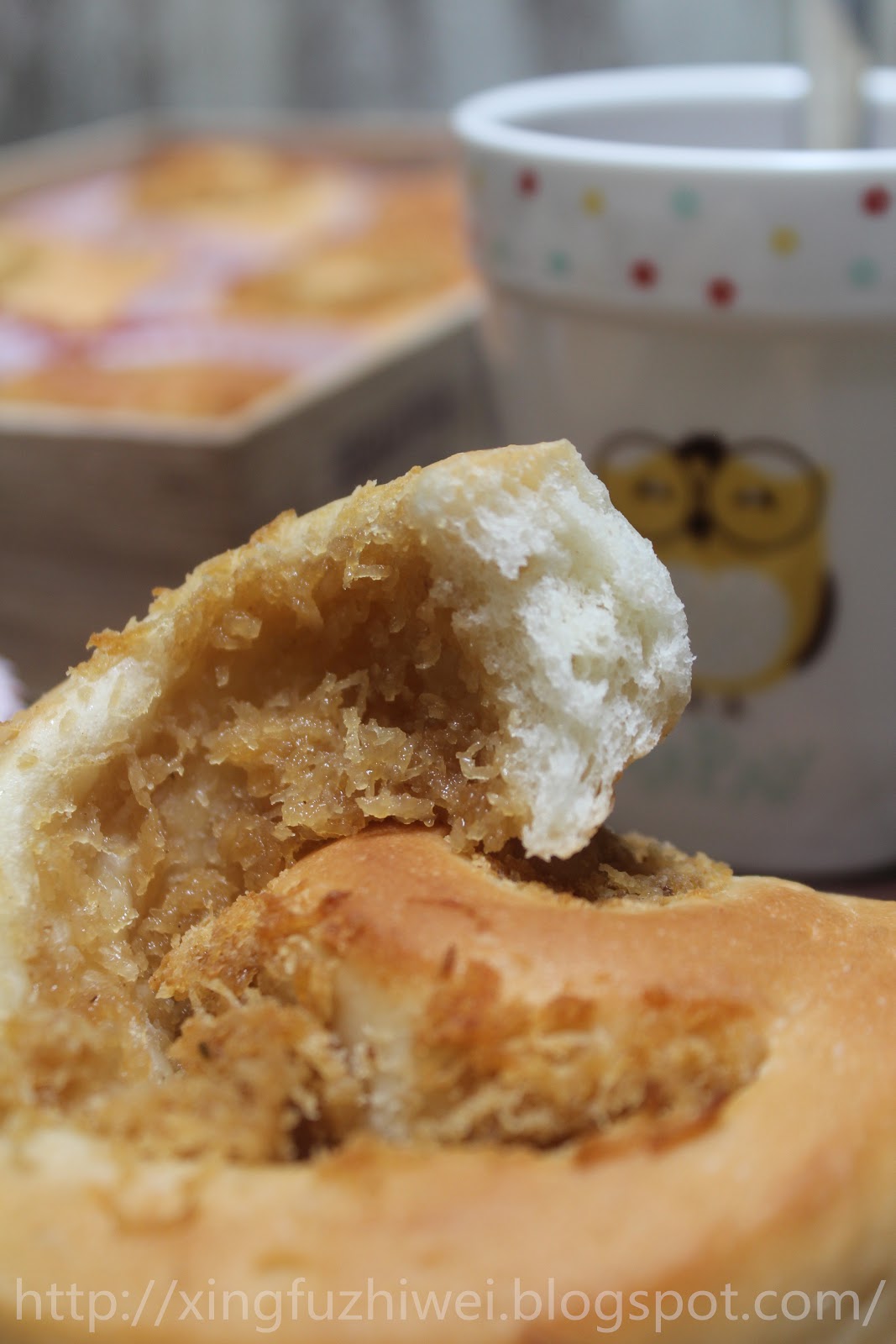 Butter . Flour & Me 爱的心灵之约: 香兰椰丝面包（Coconut Pandan Buns）