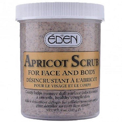 apricot face scrub cleans your face, give you beautiful face