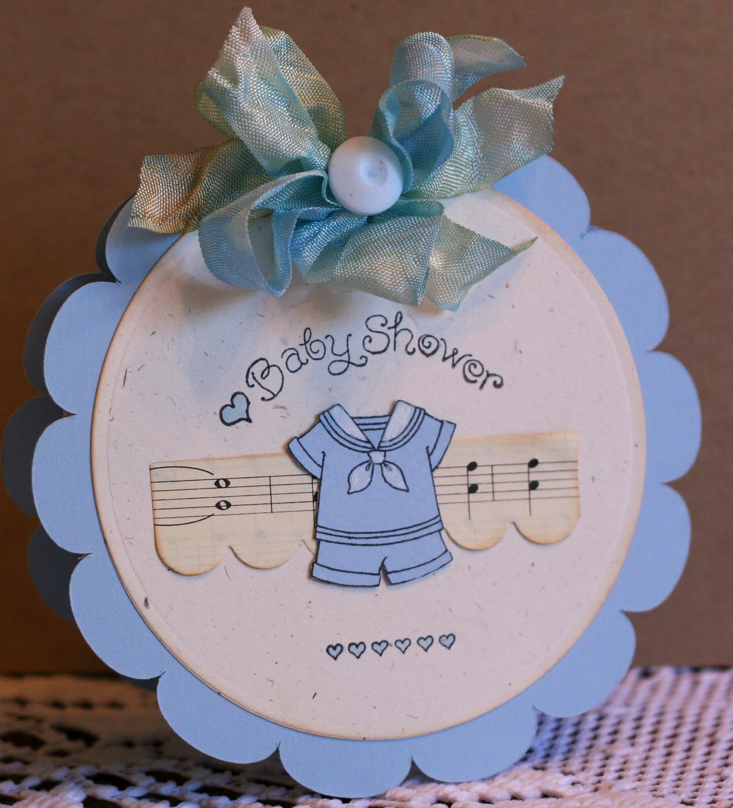 Sincerely Yours Sweet Baby Invites with Pink Persimmon