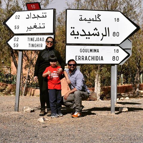 viajando de carro pelo Marrocos  