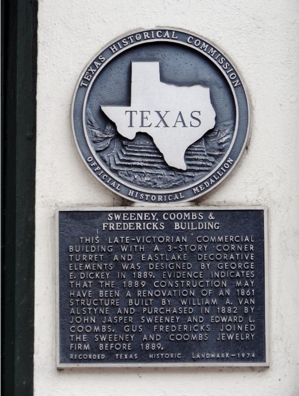 Houston in Pics Sweeney, Coombs & Fredericks Building Historic Plaqu
