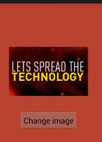 Change image using a single button in Android