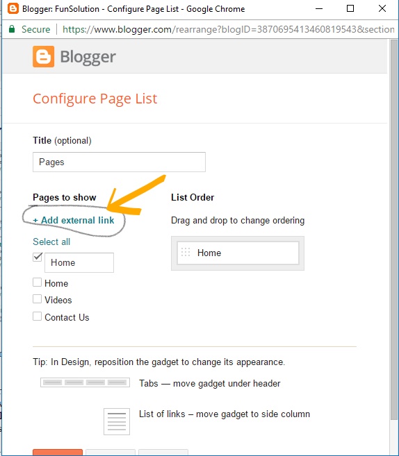  how to add menu bar in blog blogger fun solution