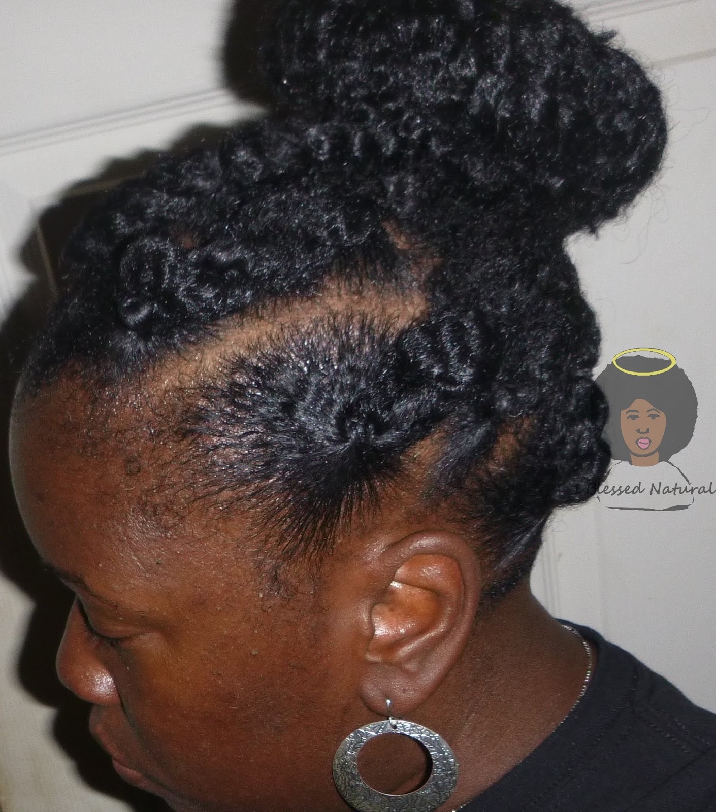 Rubber Band Twists with Marley Hair