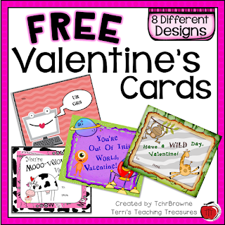 https://www.teacherspayteachers.com/Product/Free-Valentines-Day-Cards-179590