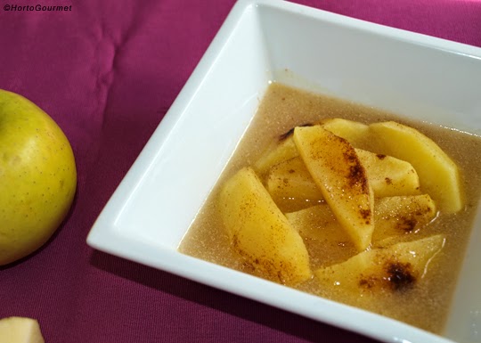 Receta Manzana asada en estuche Lékué HortoGourmet