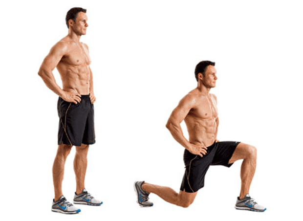 standing lunges