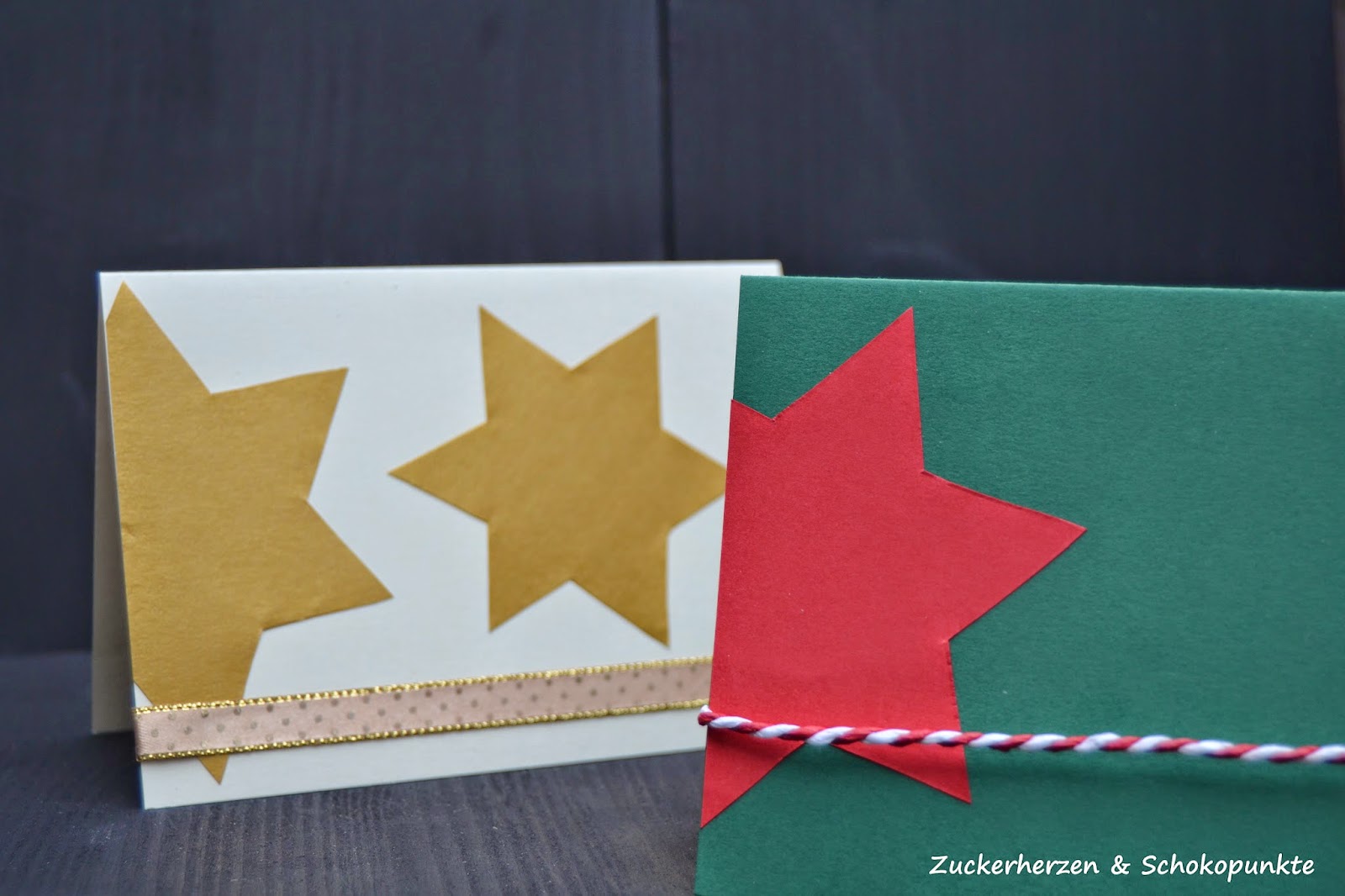 Zuckerherzen & Schokopunkte Weihnachtskarten