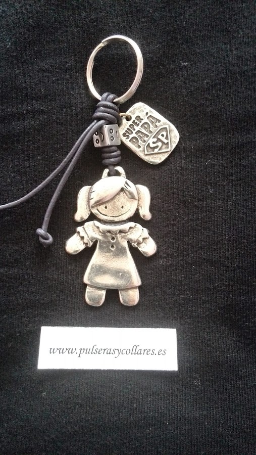 llavero chapa super papa