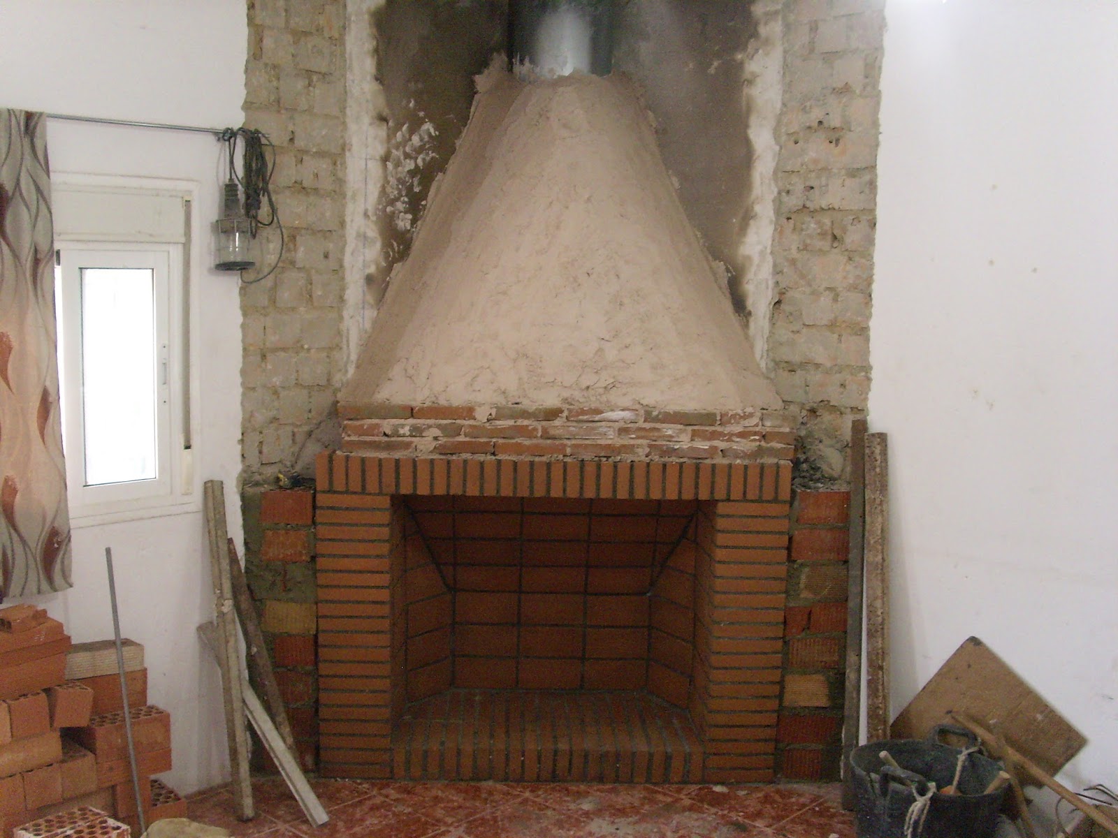 Construcción tradicional geométrica: COMO CONSTRUIR UNA CHIMENEA DE