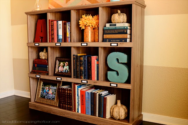 One Bookshelf Styled Three Ways