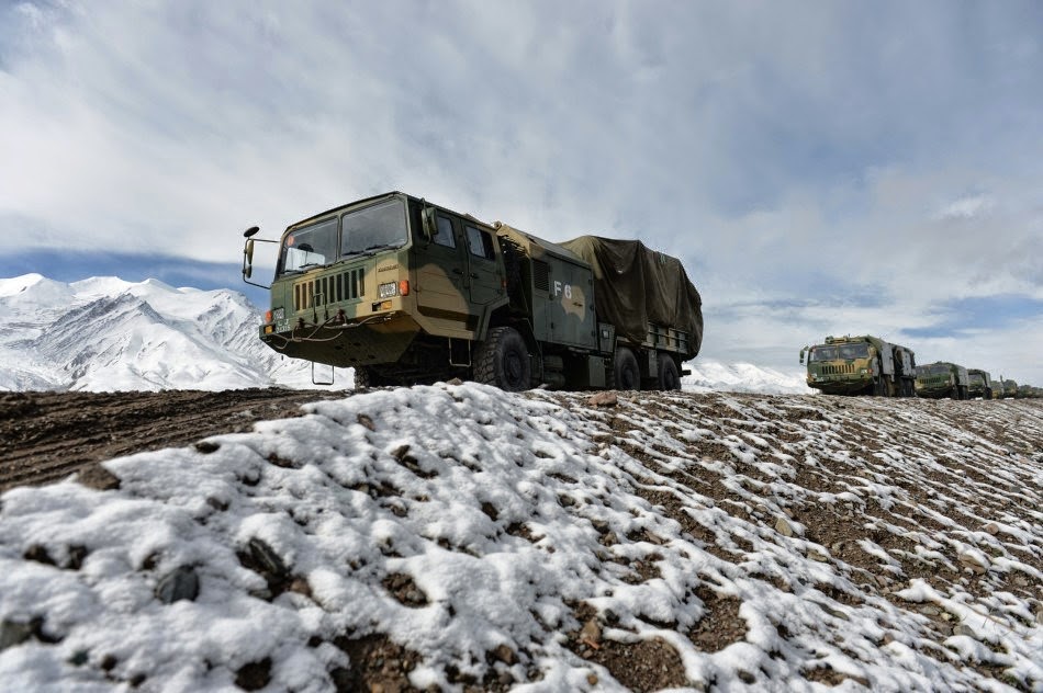 Asian Defence News PLAAF HQ16A missle battery in Tibet