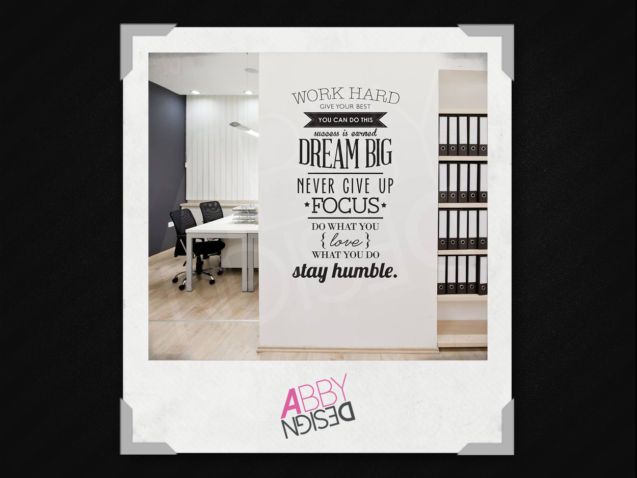 ABBY DESIGN STICKERS OFFICE / VINILOS PARA OFICINAS
