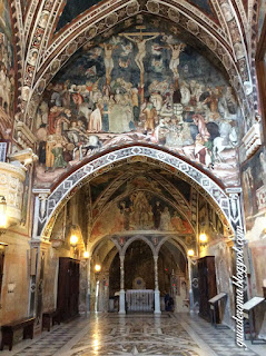 Afrescos do monastério medieval beneditino de Subiaco