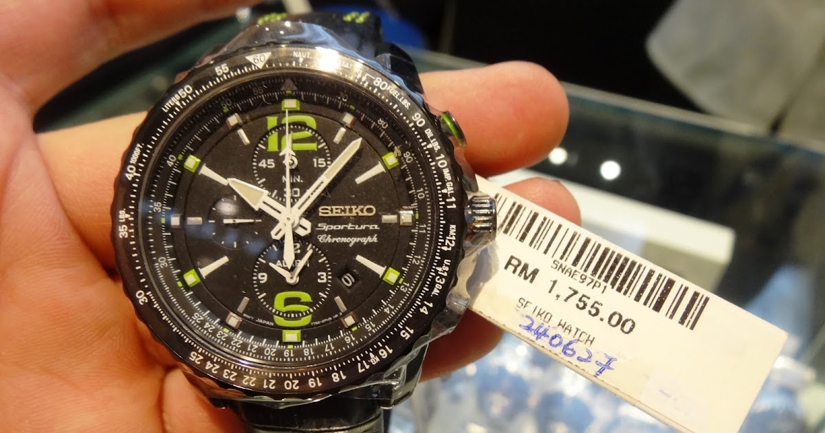C-segment Wrist Watches: Sale : Seiko Sportura Alarm Chronograph