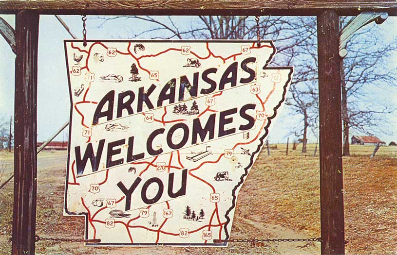 *Postcard Gems Arkansas You