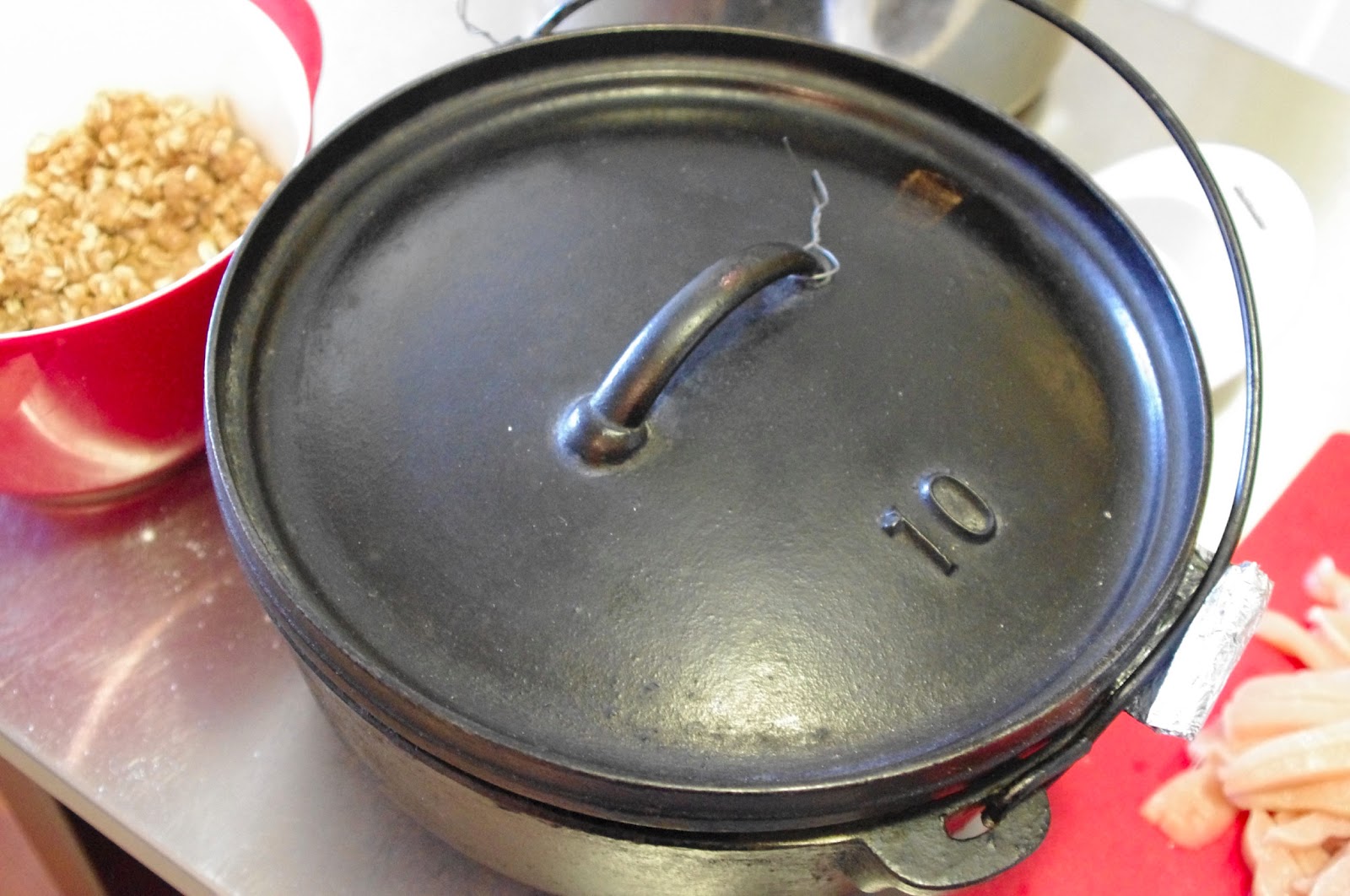 The Project Spot Dutch Oven Berry Cobbler