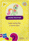 My Little Pony Wave 5 Golden Delicious Blind Bag Card