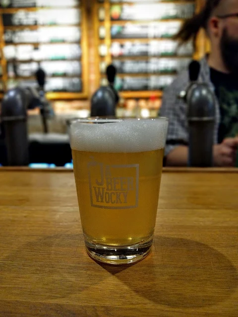 Craft beer at JaBeerWocky in Warsaw, Poland