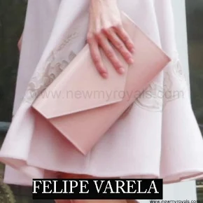 Queen Letizia style FELIPE VARELA Clutch Bag