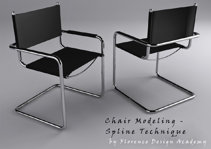 Chair Modeling Spline Technique 3d Max Tutorial For Interior Design