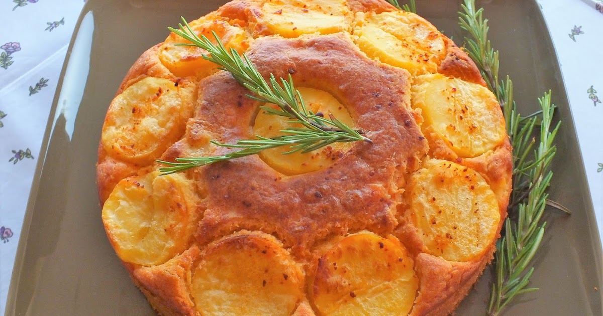 PATATESLİ TUZLU KEK MAVİ BEYAZ YEMEKLER