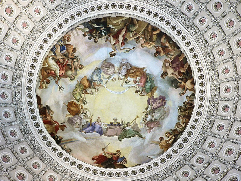 SIMBOLOGIA MISTICA LA APOTEOSIS DE WASHINGTON
