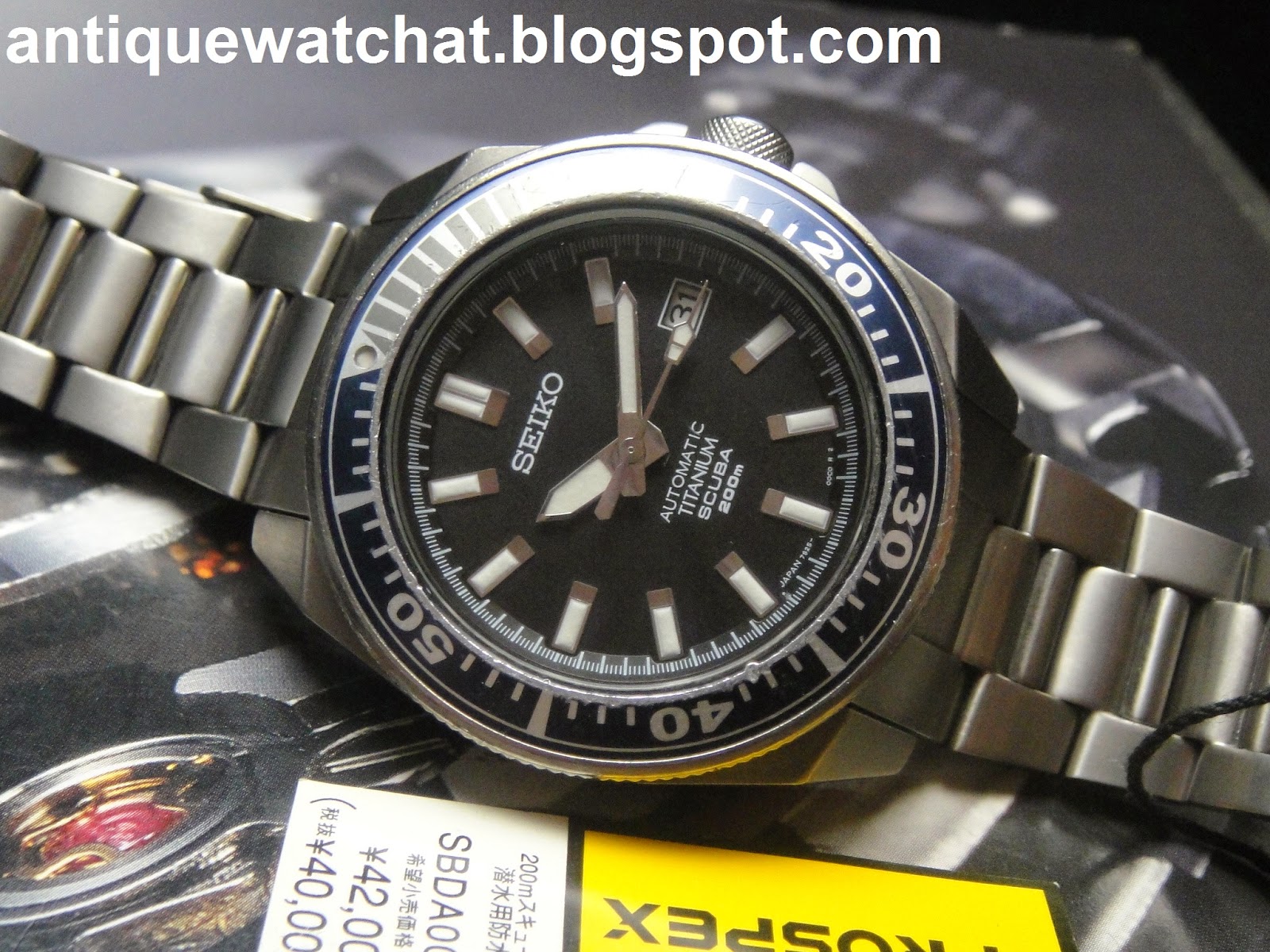 Antique Watch Bar: SEIKO PROSPEX SAMURAI 200M SBDA001 JDM92 (SOLD)