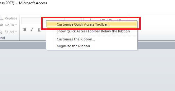 Access replace. Access replace