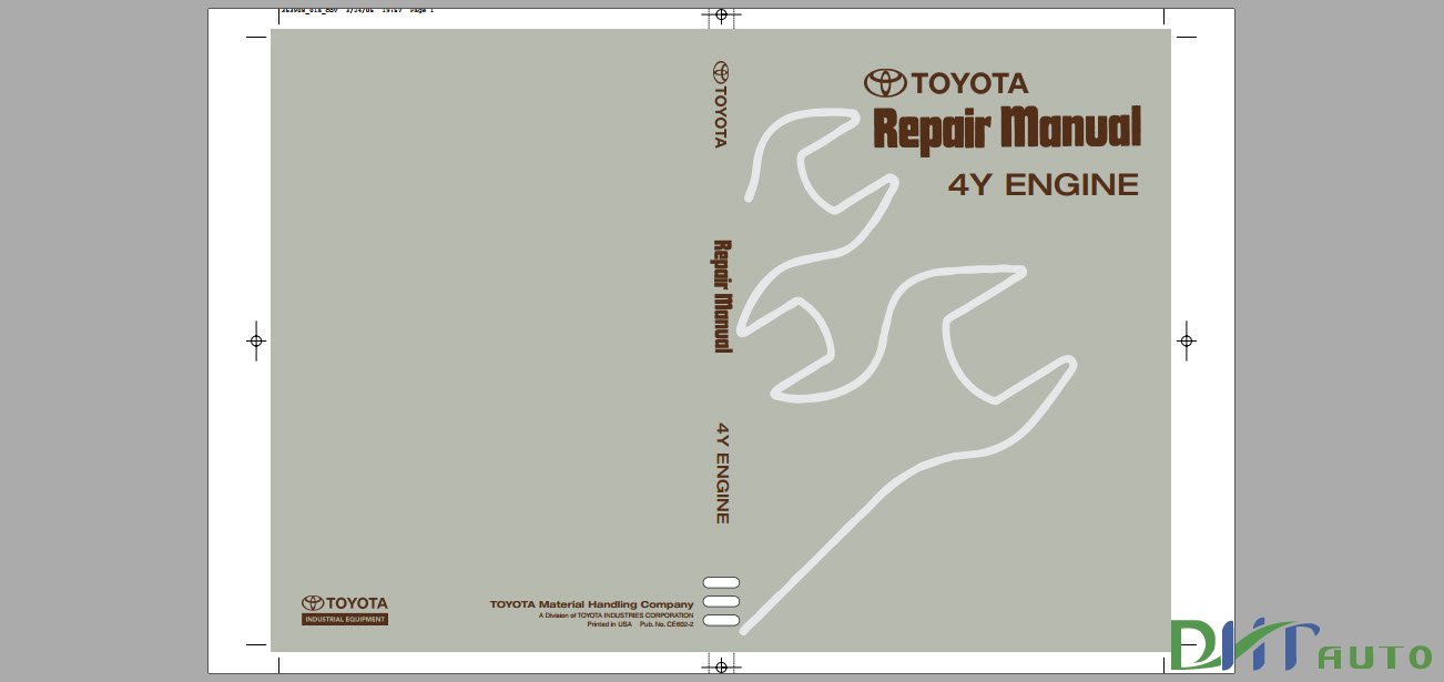 TOYOTA 4Y ENGINE REPAIR MANUAL FREE DOWNLOAD | Toyota Workshop Manual