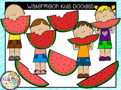 https://www.teacherspayteachers.com/Product/Clipart-Watermelon-Kids-Doodles-1913826