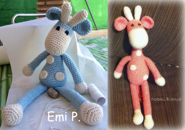 jirafa amigurumi paso a paso