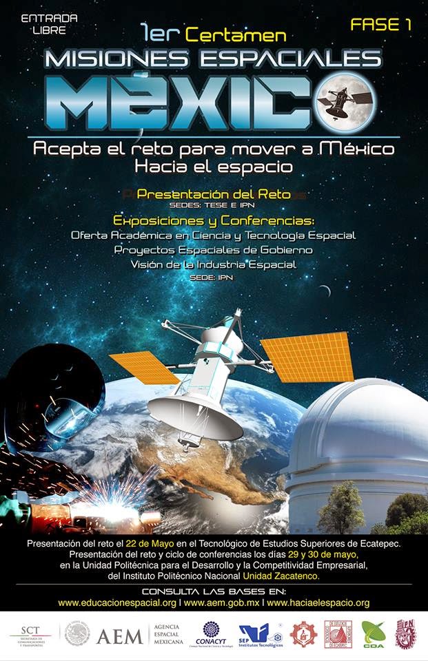 1er Certamen Misiones Espaciales México de la Agencia Espacial Mexicana