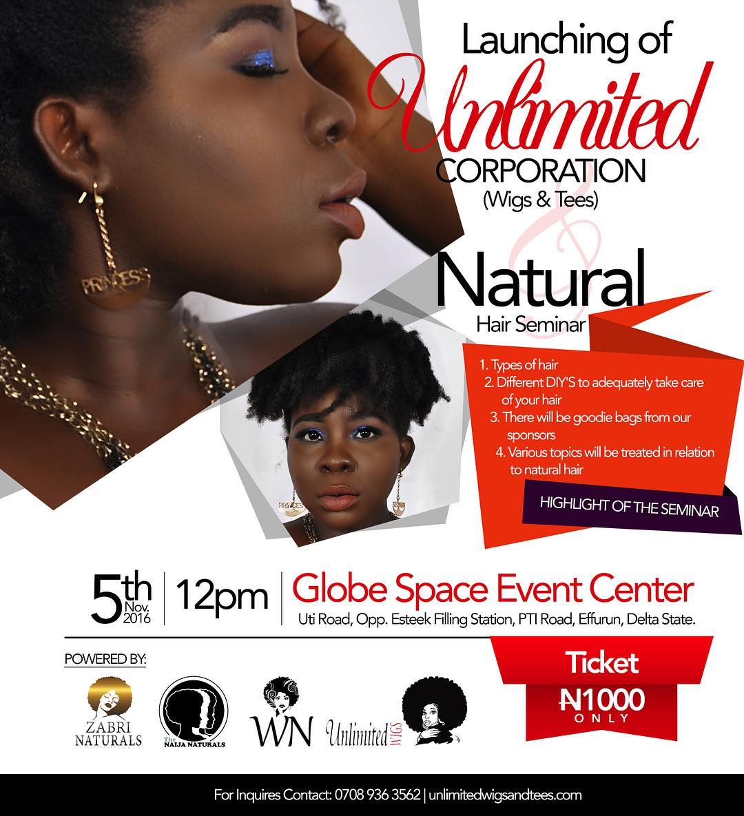 African Naturalistas Natural Hair Events In November