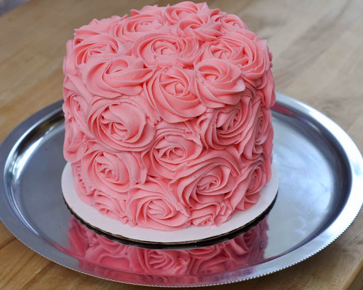 Beki Cook's Cake Blog: Rose-Covered Cake Tutorial