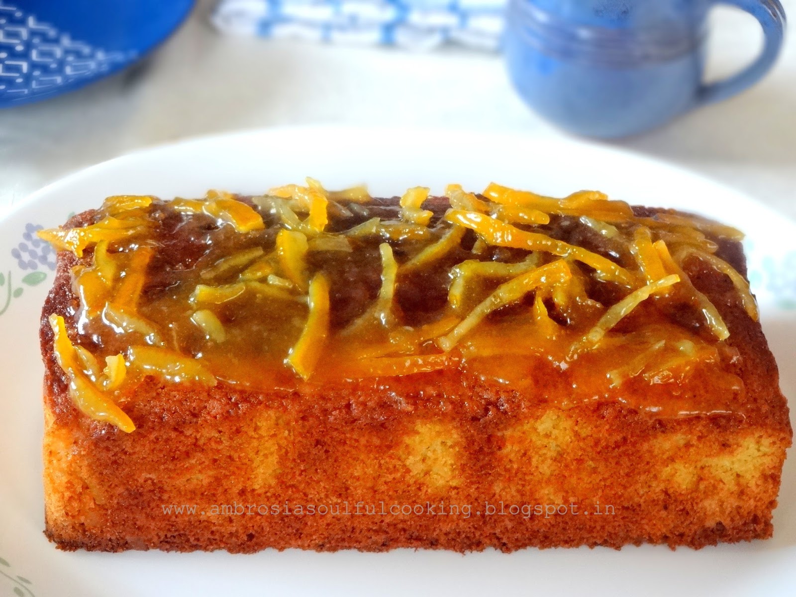 Classic British Marmalade Cake Ambrosia