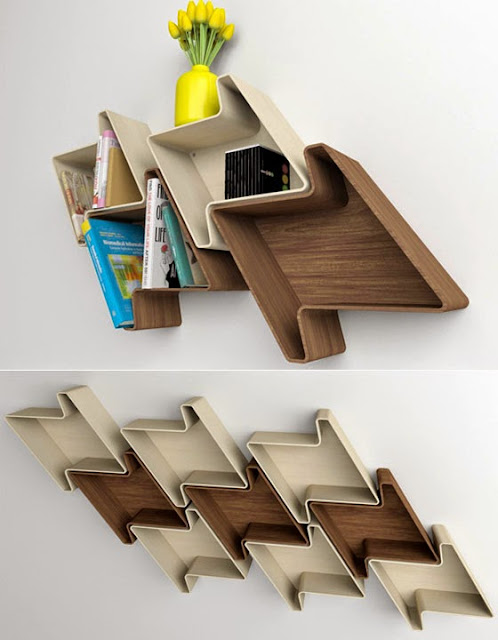 laminated composite wooden book shelf