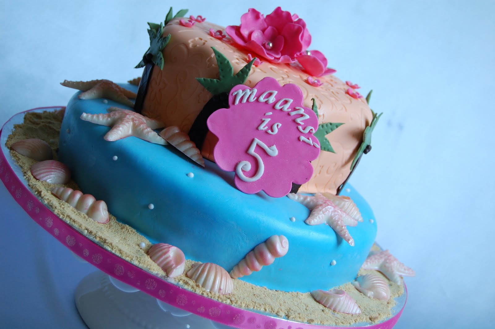 CUSTOMISED CAKES BY JEN: Tropical Cake